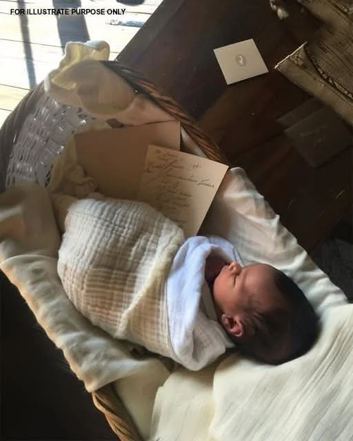 After Business Trip, Husband Finds Newborn Baby on Table with Two Notes