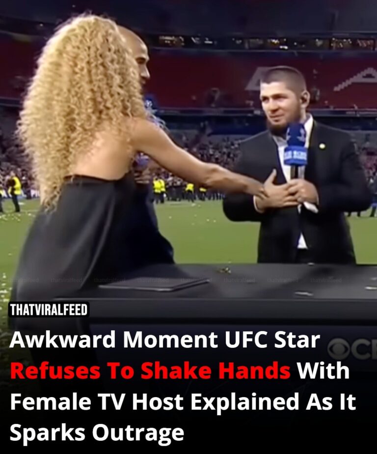 Why A UFC Champion Refused To Shake Hands With A Female Host And What Really Happened