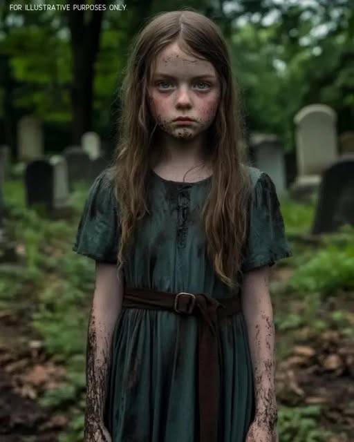 The orphan was wandering between the gra.ves collecting candy when she suddenly heard a muffled voice from underground calling “Mom.”