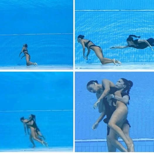 She was drowning and no one noticed