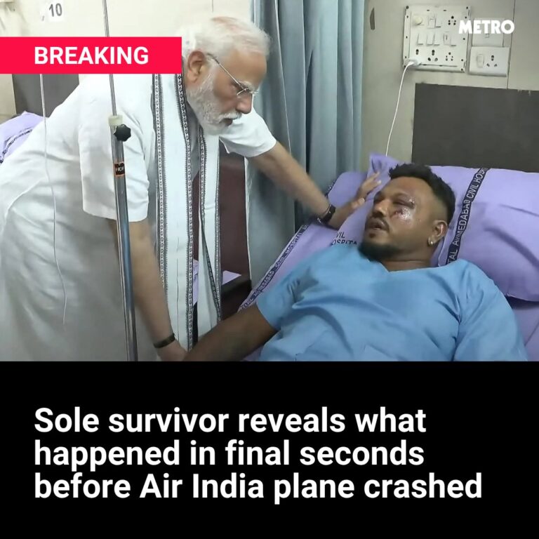 Sole survivor reveals what happens in final seconds before Air India plane crashed