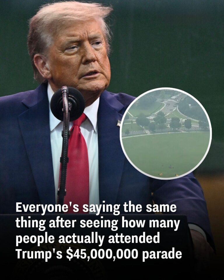 Trump’s $45 Million Parade Draws Unexpected Crowd Size, Social Media Reacts with Same Comment Over and Over