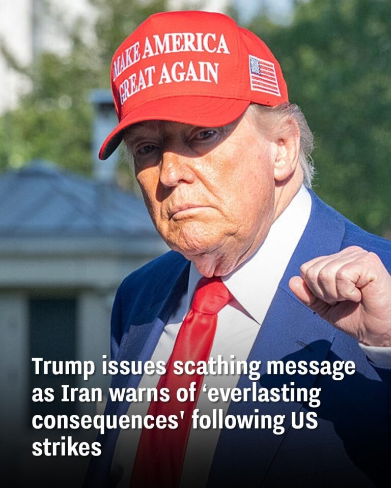 Trump issues scathing message as Iran warns of ‘everlasting consequences’ following US strikes