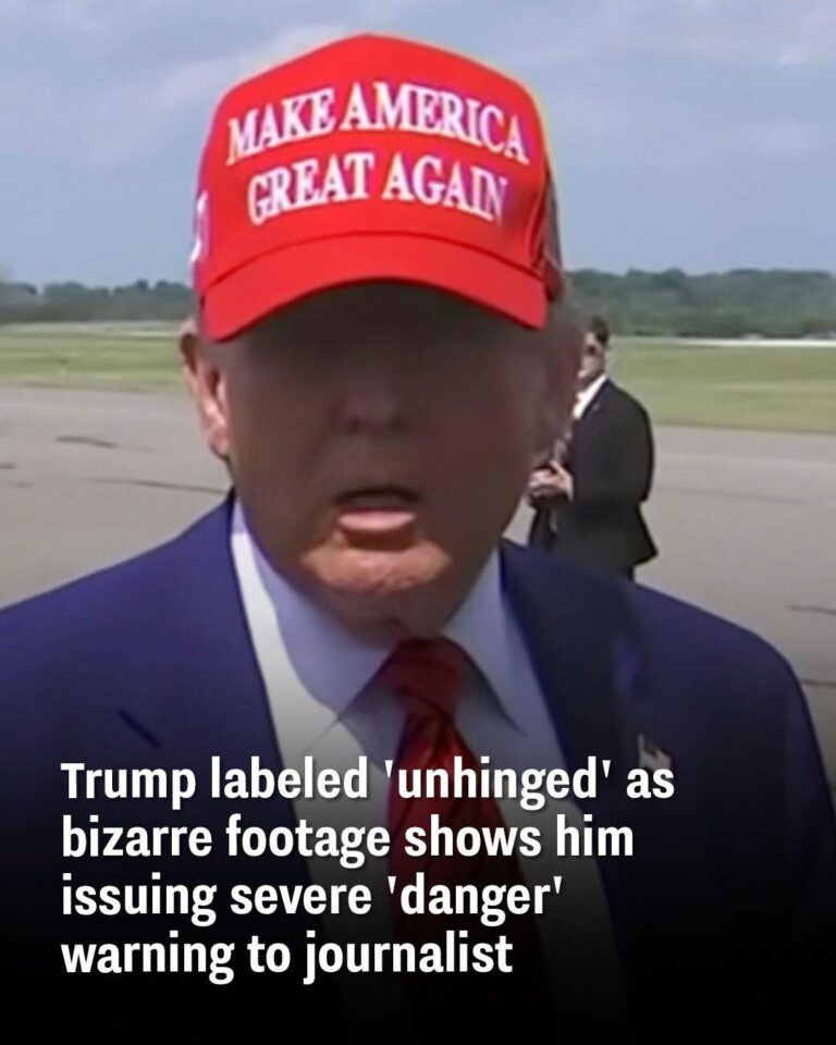 Trump called ‘erratic’ as strange video captures him delivering ominous ‘threat’ message to reporter