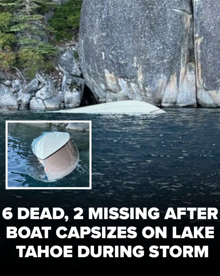 6 dead, 2 missing after boat capsizes on Lake Tahoe