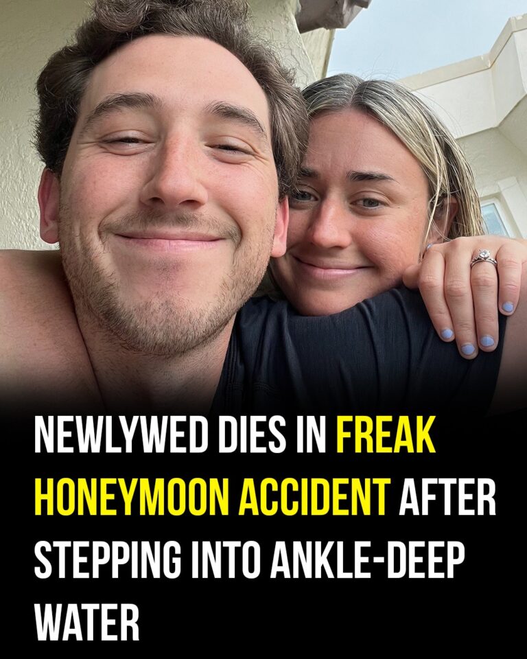 Tragedy strikes newlyweds: Husband dies on honeymoon in freak accident after stepping into ankle-deep water