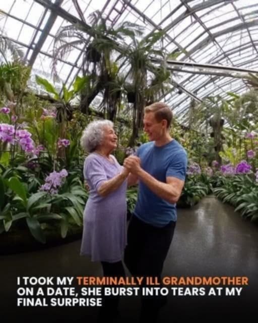 Grandson Takes His Terminally Ill Grandma on a Date; When He Unveils One Last Surprise, She Breaks Out in Tears.