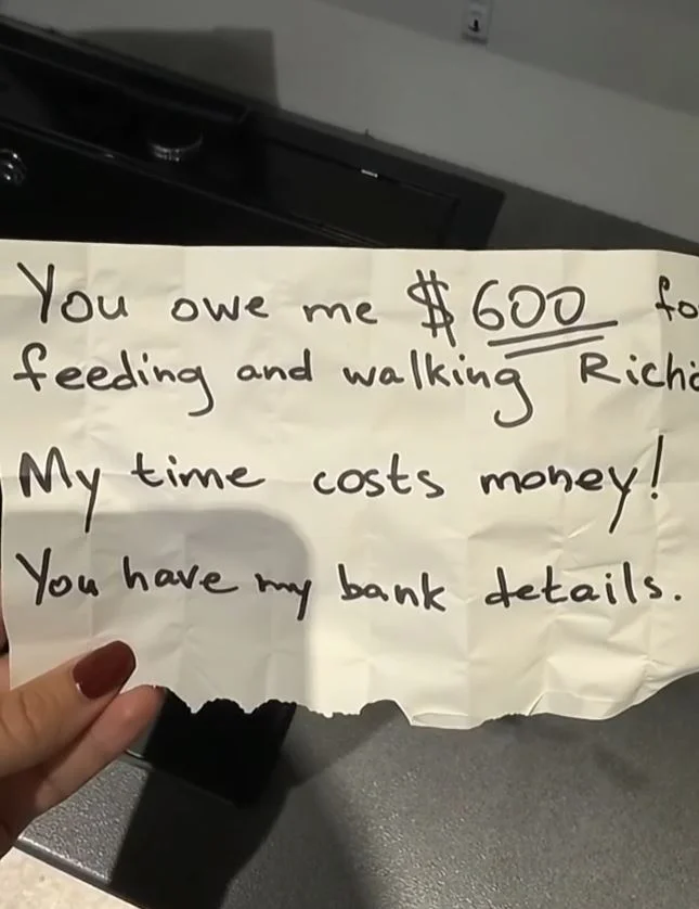 MY MOTHER-IN-LAW DEMANDED $600 FOR WATCHING OUR DOG WHILE I WAS IN LABOR – I AGREED, BUT NOT WITHOUT A STIPULATION