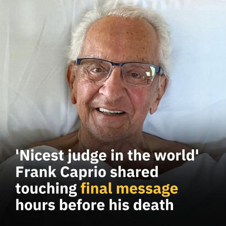 ‘Nicest judge in the world’ Frank Caprio shared touching final message hours before his death