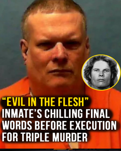 “Evil in the flesh” inmate’s chilling final words before execution for triple murder