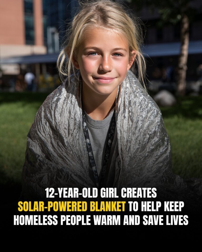 Rebecca’s Solar Blanket of Hope: A 12-Year-Old Who Invented Warmth for the Homeless