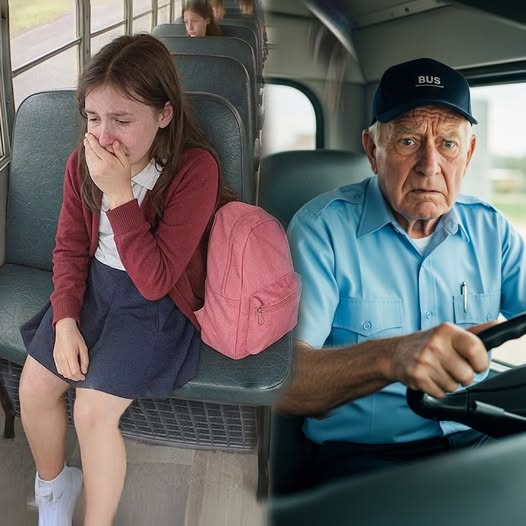 School Bus Driver Notices Young Girl Crying Every Morning, Finds a Hidden Note Under Her Seat After Drop-Off and What He Reads Changes Everything