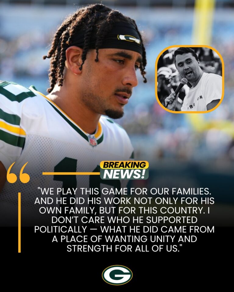 Packers QB Jordan Love Donates $320,000 to Support Charlie Kirk’s Family