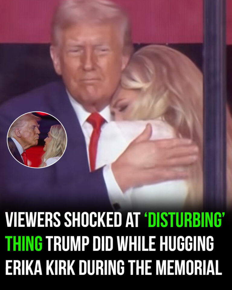 Trump’s hug of widow Erika Kirk sparks online debate –here’s why