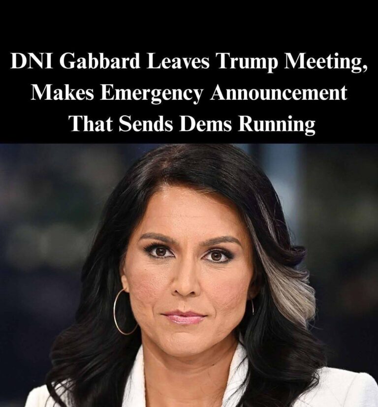 DNI Gabbard Makes Big Move Following Intel Leaks To Press