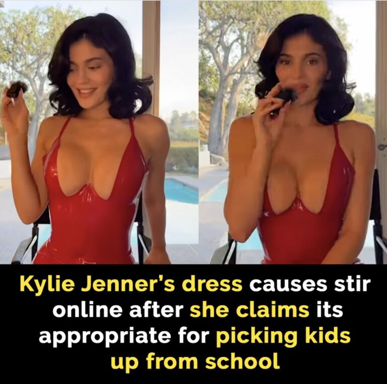 Kylie Jenner’s dress causes a stir online
