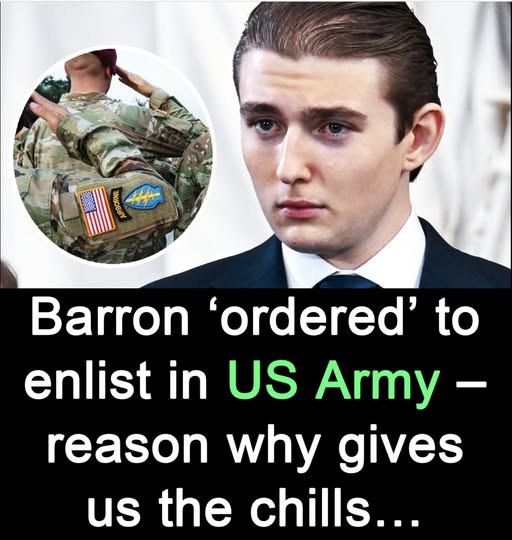 Breaking – They demand Barron Trump enlists in US Army!