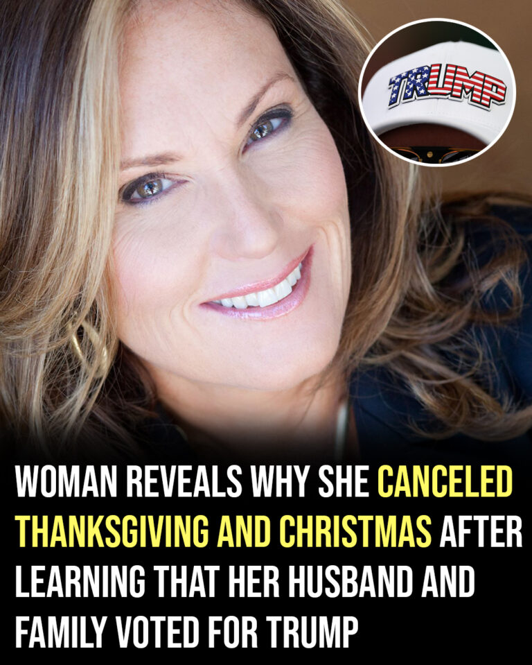 Woman reveals why she canceled Thanksgiving & Christmas after her husband and family voted for Trump