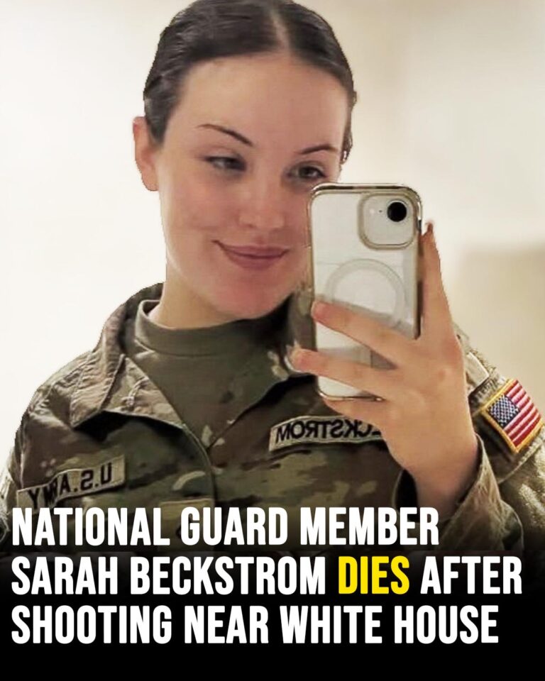 National Guard member Sarah Beckstrom dies after shooting near White House
