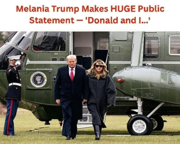 Melania Trump Makes Significant Public Statement, Unexpected Change on the Horizon