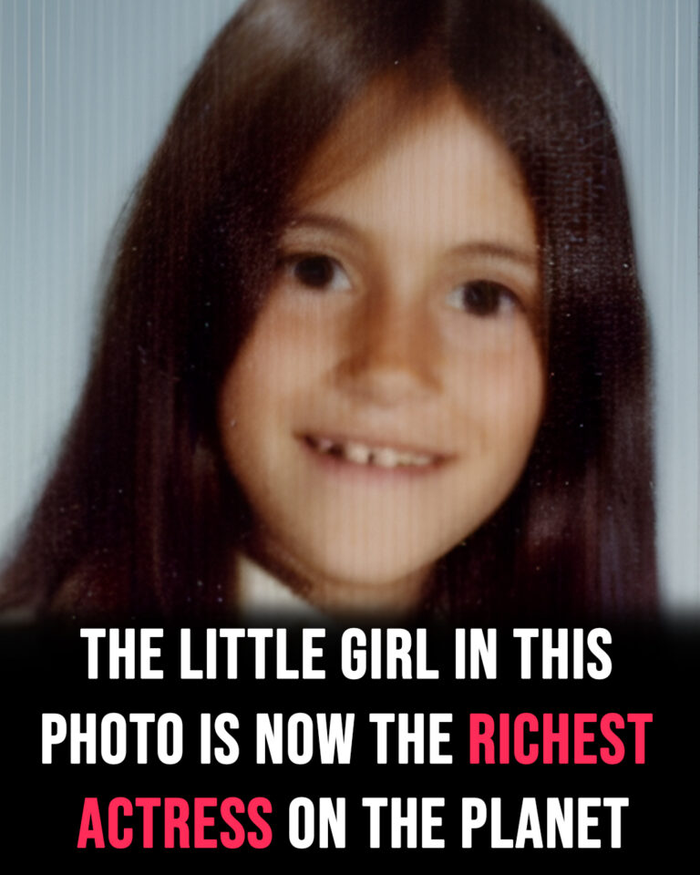 The woman in this photo grew up to become the richest actress in the world