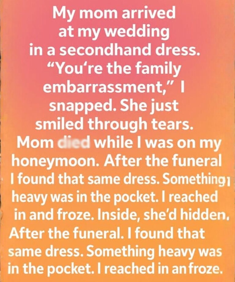 I Was Ashamed of the Dress My Mom Wore — What I Found After Her Funeral Broke Me