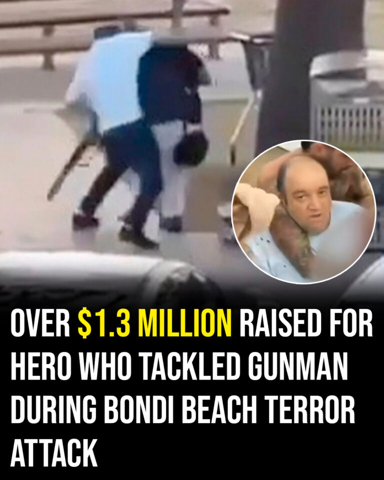 Over $1.3 million raised for hero who tackled gunman during Bondi Beach terror attack