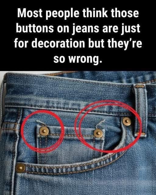 The Reason Jeans Feature Those Tiny Buttons