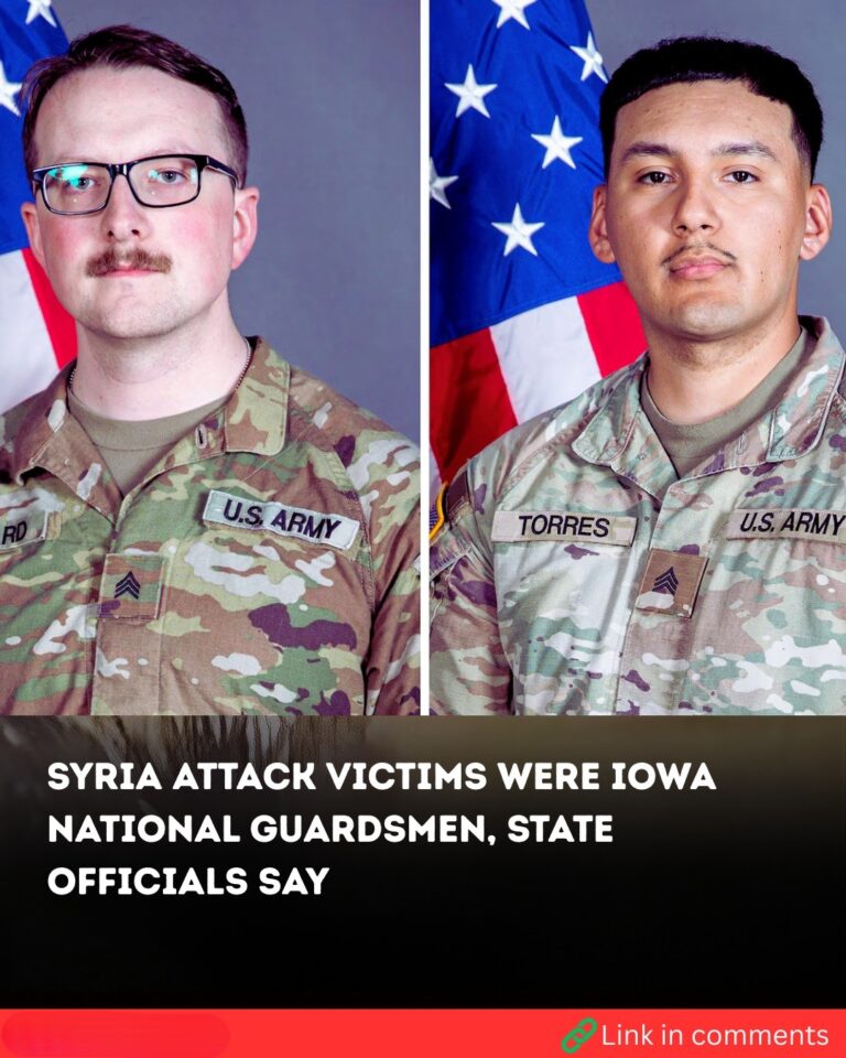 Iowa National Guardsmen Identified Among Those Affected in Syria Incident, Officials Say