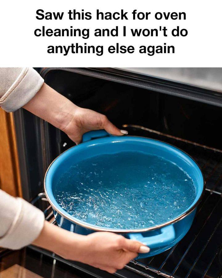 The Only Oven Cleaning Hack You’ll Ever Need: Steam Cleaning