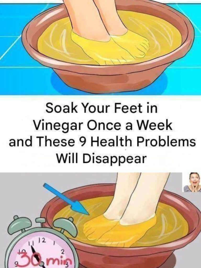 🦶 Soak Your Feet in Vinegar Once a Week and Watch These 9 Health Problems Disappear