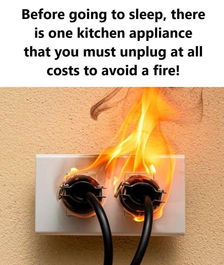 This Kitchen Appliance Should Be Unplugged Before Bed to Prevent a Fire Risk