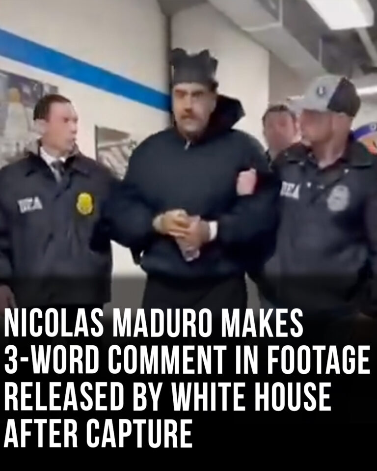 Nicolas Maduro makes 3-word comment in footage released by White House after capture