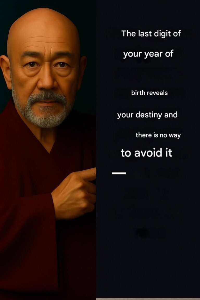 1 search result for “The last digit of your birth year reveals your spiritual destiny (and this is absolutely not a coincidence).”