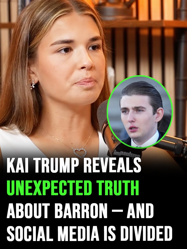 Kai Trump makes bold admission about Barron Trump in new interview