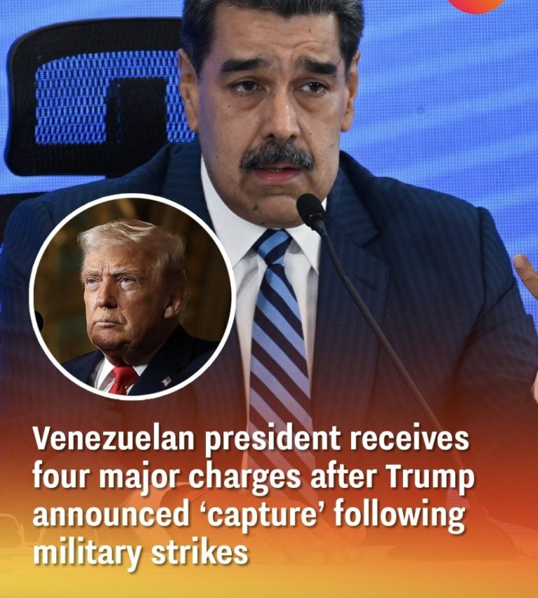 Four Charges Filed Against Venezuelan President After Trump Announces Military Operation