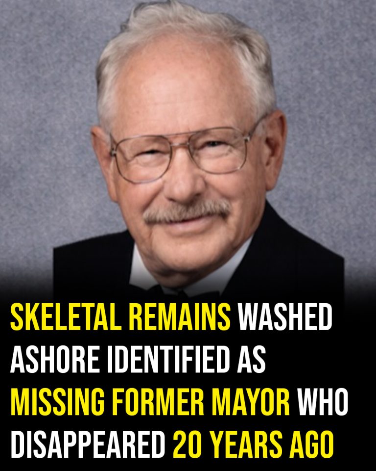 Skeleton washed ashore identified as missing mayor of 20 years