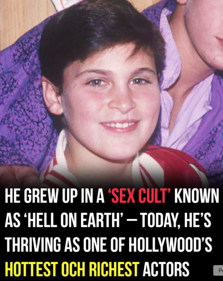 He grew up in a scary cult, but today he’s one of Hollywood’s hottest och richest actors