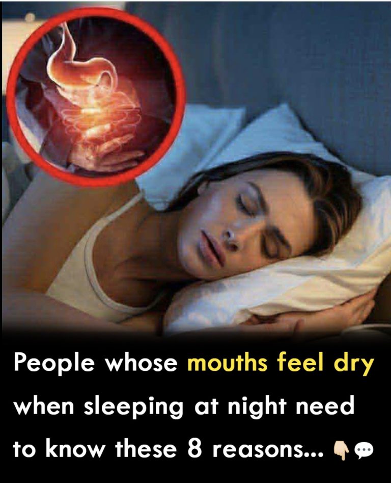 Surprising reasons your mouth feels dry at night
