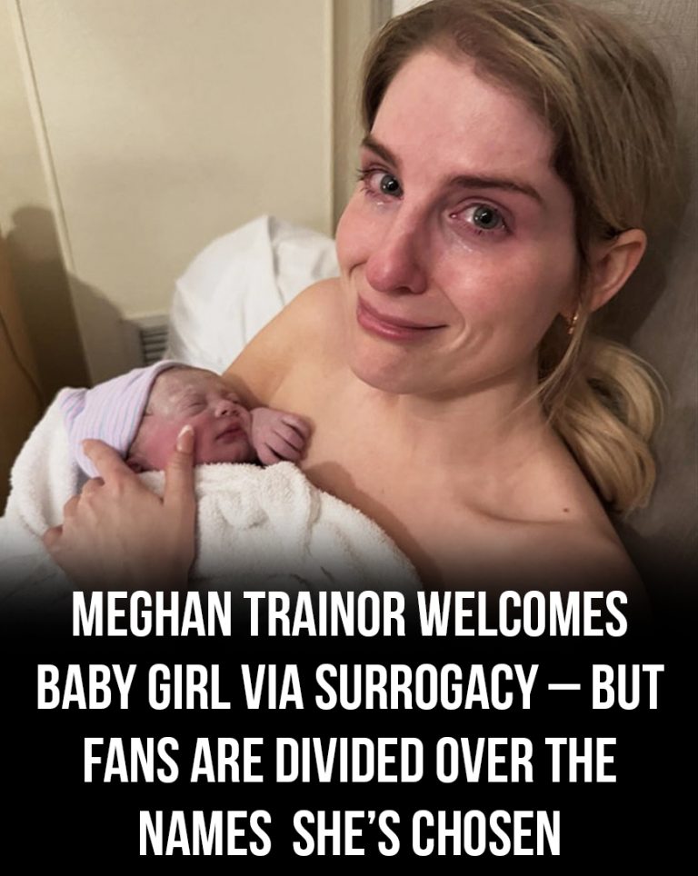 Meghan Trainor welcomes baby via surrogacy — people can’t stop talking about her ‘odd’ name