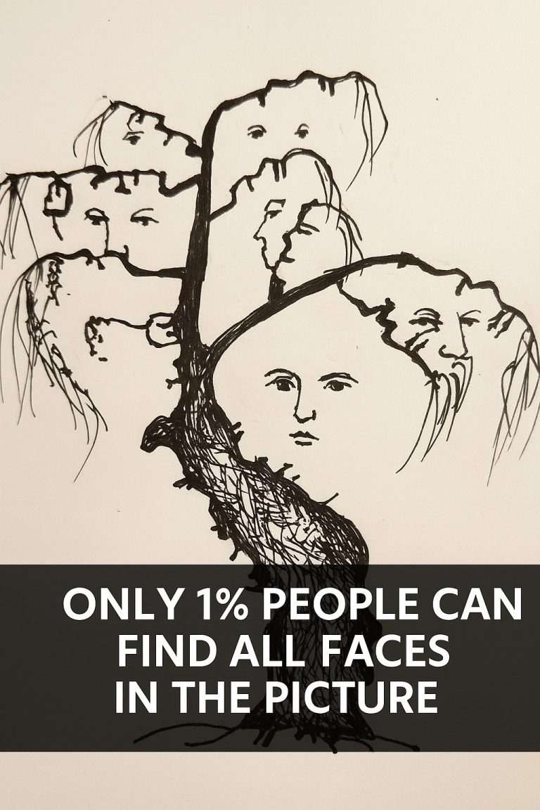 Only 1% Pass This Challenge — How Many Faces Can You Spot in the Image?