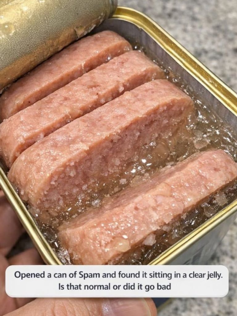 Opened a Can of Spam and Found Clear Jelly? Here’s What It Really Means (And When to Worry)