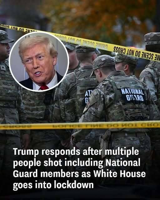 Trump responds after multiple people shot including National Guard members as White House goes into lockdown!