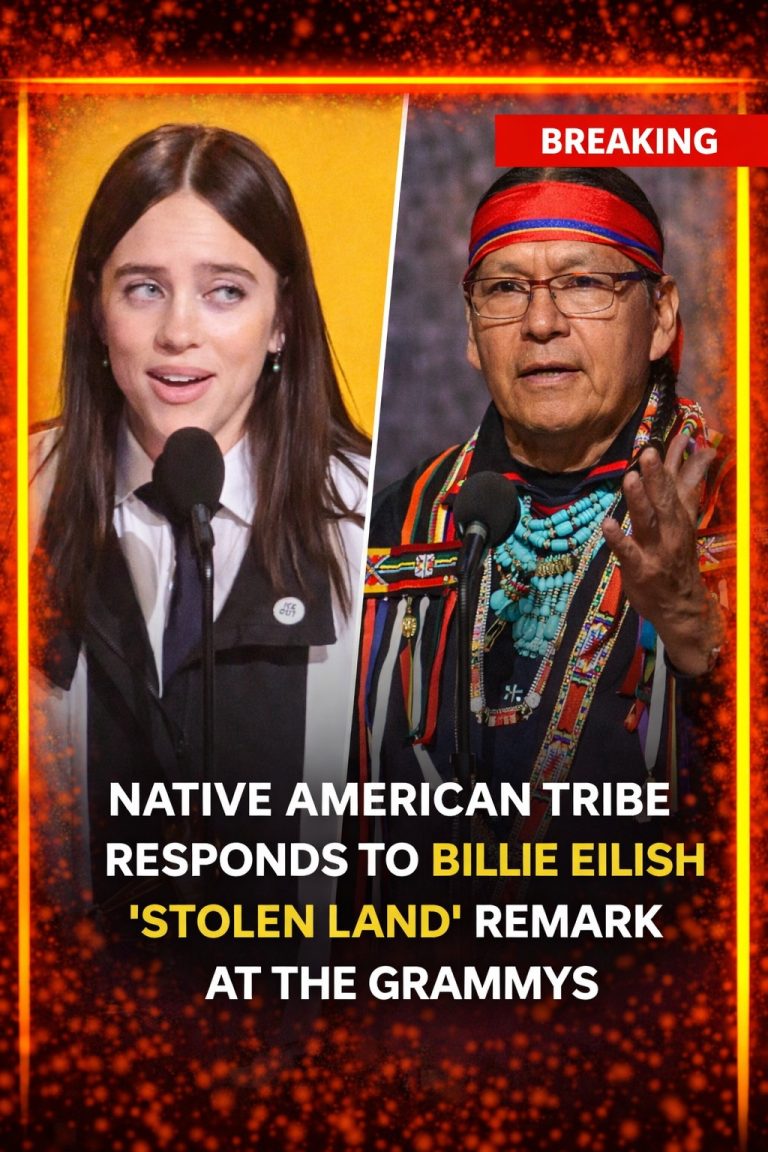 Native American tribe responds to Billie Eilish comments about stolen land at the Grammys!