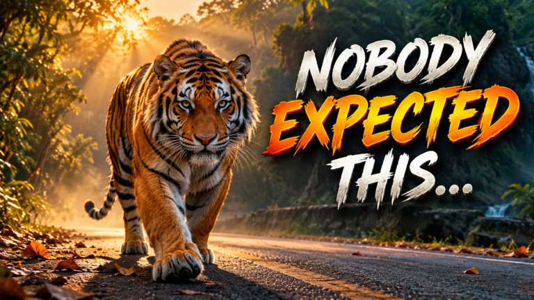 A Tiger Appeared Out of Nowhere… But What Happened Seconds Later Left Everyone Speechless